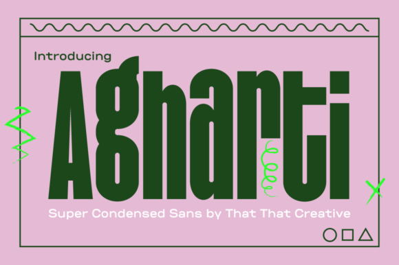 Agharti Display Font for Modern Branding and Business Design