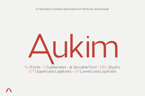 Aukim Font: Bold and Fun Display Typography for Digital Designers