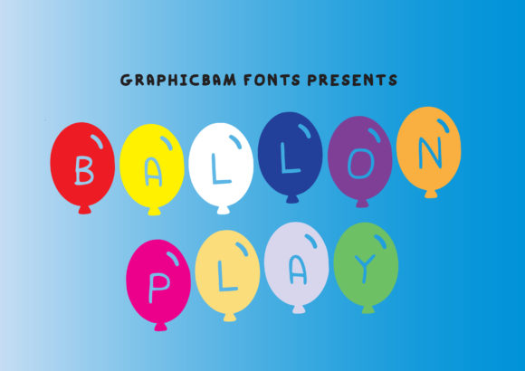 Balloon Play Font for Creative Brands
