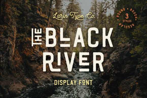 Black River Font for a Vintage-Inspired Brand