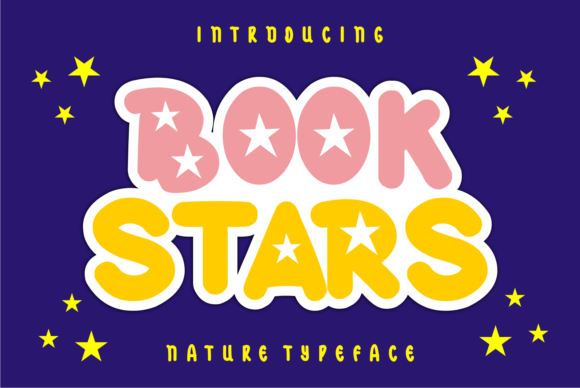 Book Stars Font: A Trendy Display Typeface for Creative Projects