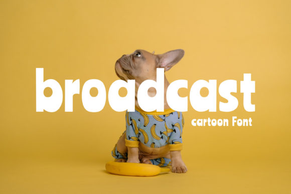 Broadcast Font for Creative Projects