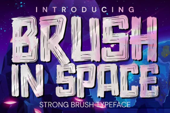 Brush in Space: A Premium Display Font for Business Branding