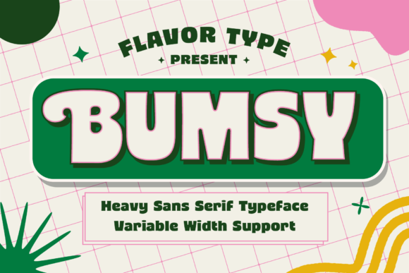 Bumsy Font: A Bold Display Type for Creative Projects