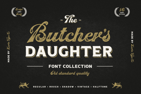 Butcher s Daughter Font Review: Bold and Vintage for Creative Projects