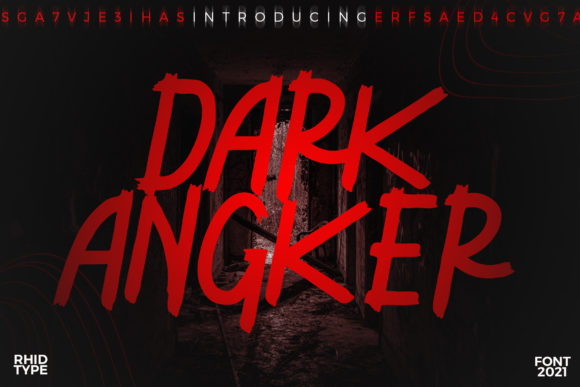 Dark Angker Font: A Creative Typeface for Makers and Designers