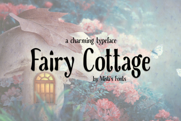 Fairy Cottage Display Font for Charming Campaign Designs