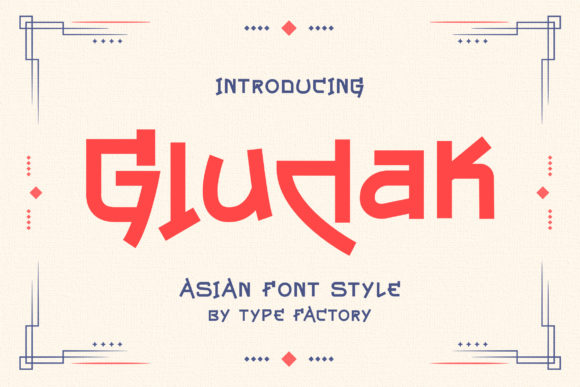 Gludak: A Display Font That Elevates Restaurant Branding