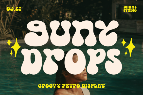 Gunydrops: A Playful Display Font