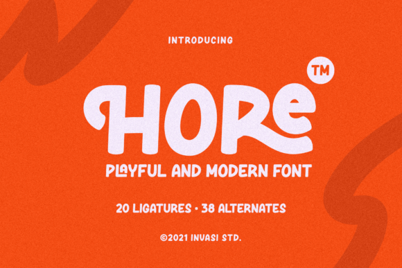 Hore Display Font for Editorial Projects