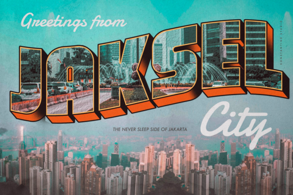 Jaksel Display Font for Bold Editorial Design