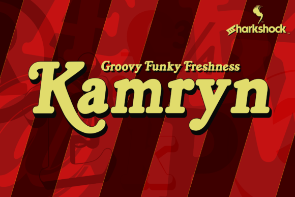 Kamryn Display Font for Retro and Bold Branding Projects