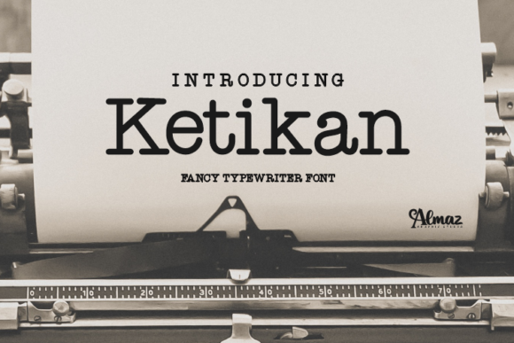 Ketikan Font: Authentic Typewriter Style for Editorial Design