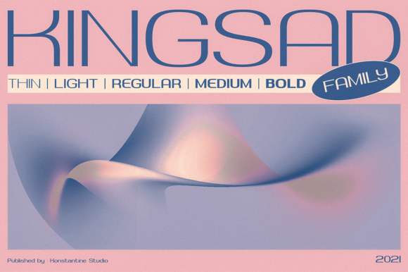 Kingsad: A Robotic Display Font That Elevates Your Designs