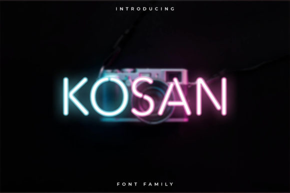 Kosan: A Modern Display Font for Creative Campaigns