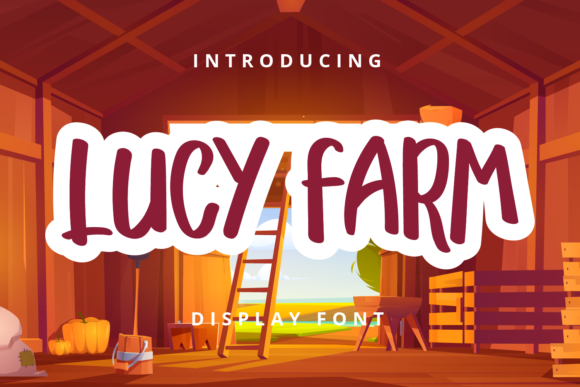 Lucy Farm Font for Creative Branding Projects