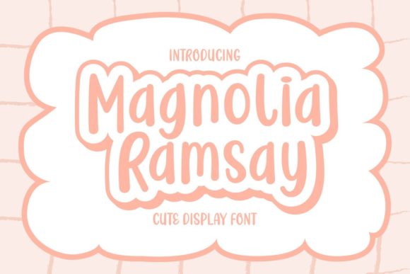 Magnolia Ramsay Font for Creative Makers and Shop Owners