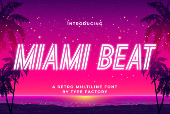 Miami Beat Font for Small Business Branding and Design