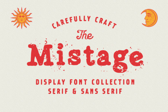 Mistage Font: Vintage-Styled Display Type for Editorial Design