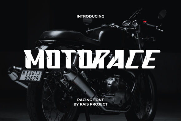 Motorace Font for Bold and Sporty Design Projects