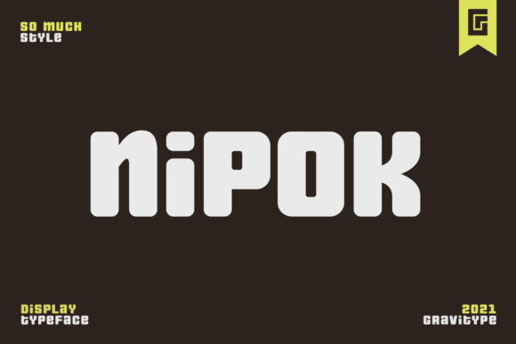 Nipok Font for a Polished Brand Identity