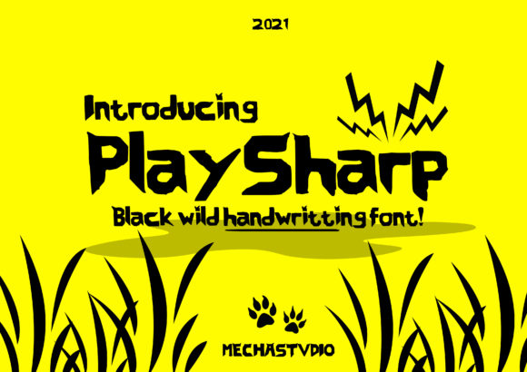 Play Sharp Font Style: A Modern Typeface for Creative Makers