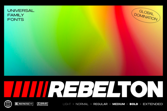 Rebelton Font: A Bold Display Typeface for Modern Web Design