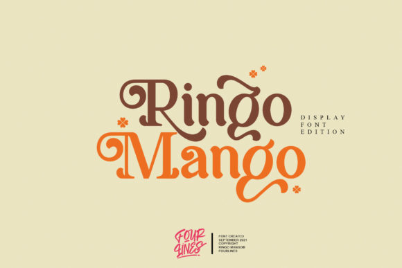 Ringo Mango Font: A Chic Display Typeface for Editorial Design