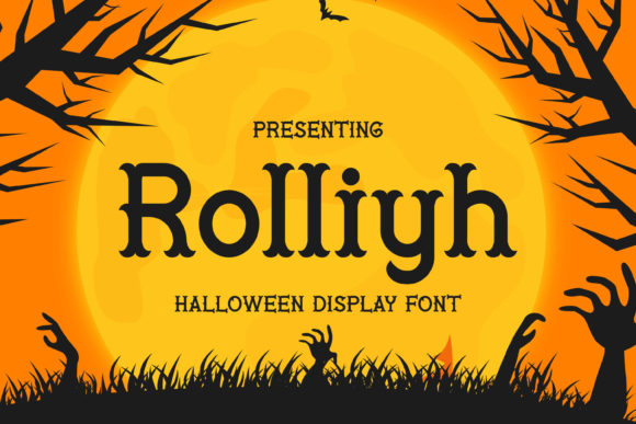 Rolliyh Font for Halloween Branding