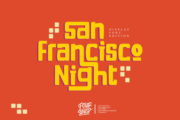 San Francisco Night: A Vintage Display Font for Branding Projects