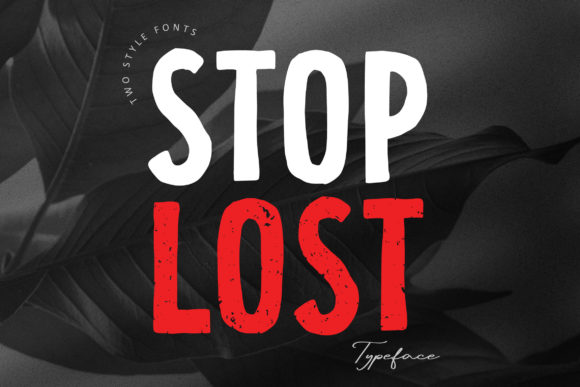 Stop Lost Font for Bold Branding and Creative Designs