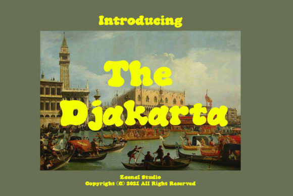 The Djakarta Font: A Retro-Style Typeface for Memorable Branding
