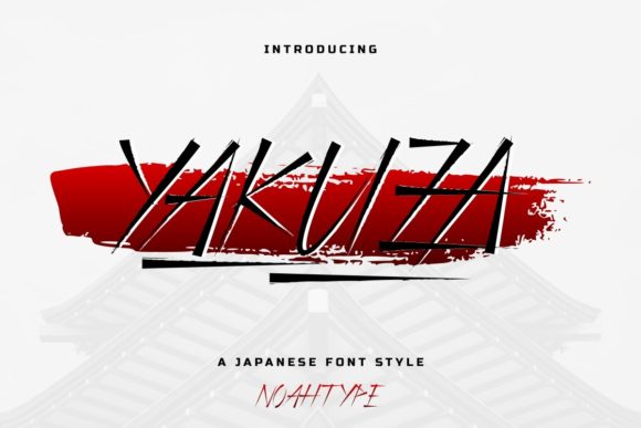 Yakuza Font: A Japanese-Inspired Brush Display Typeface for Web Design